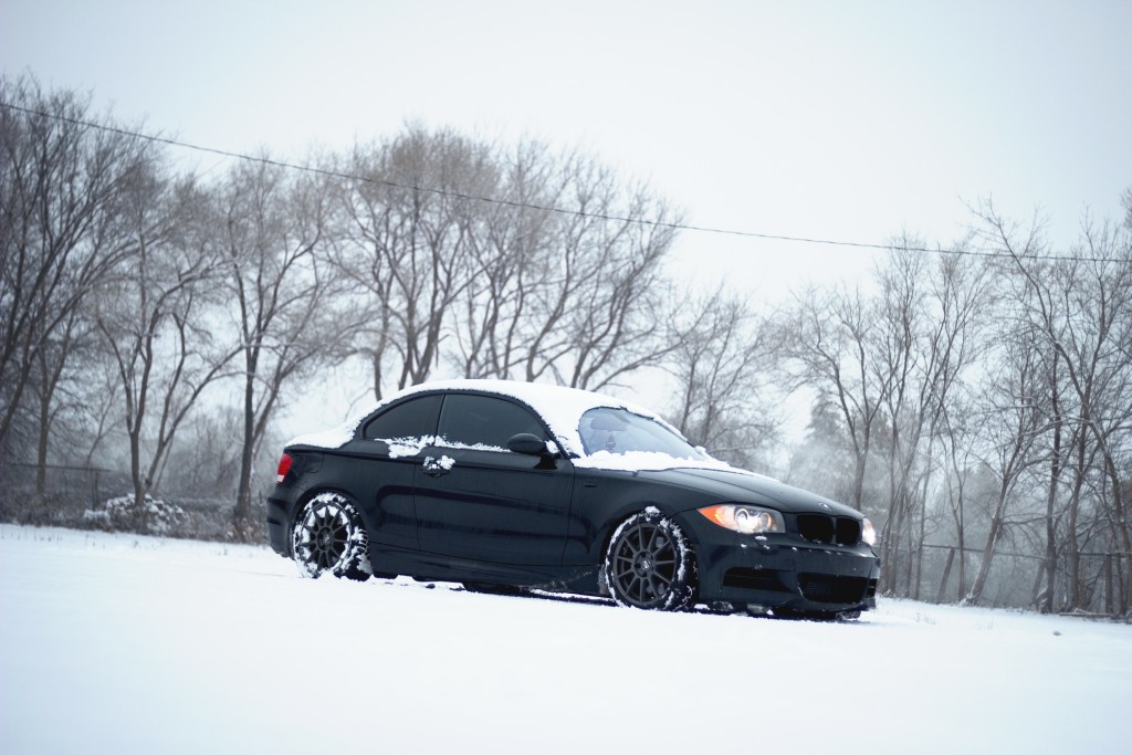 BMW 135i snow tires